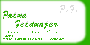 palma feldmajer business card